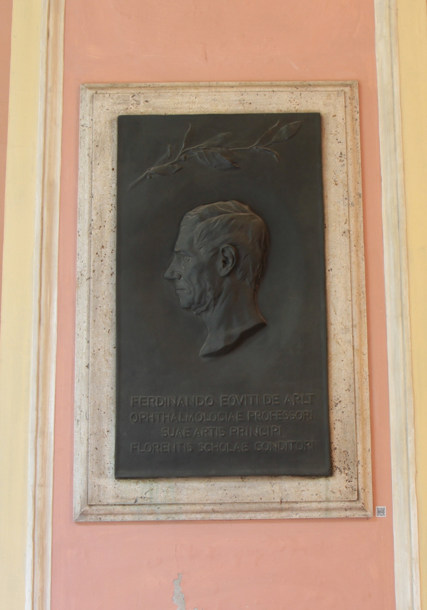 Carl Ferdinand von Arlt's bas-relief, Medical monuments, UNI Vienna -  02.jpg